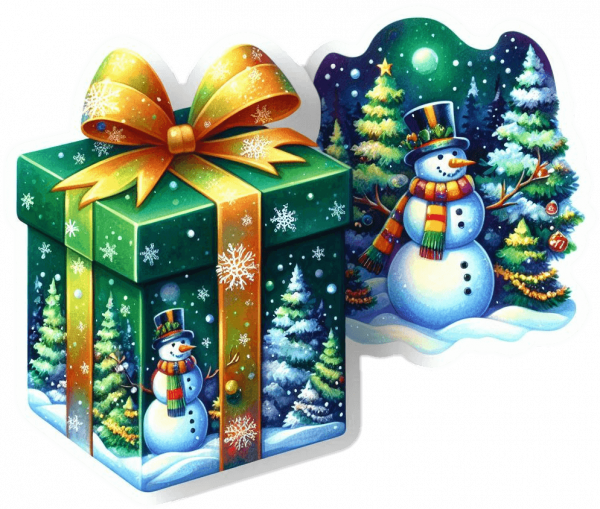 Regalo De Navidad Estampado 05