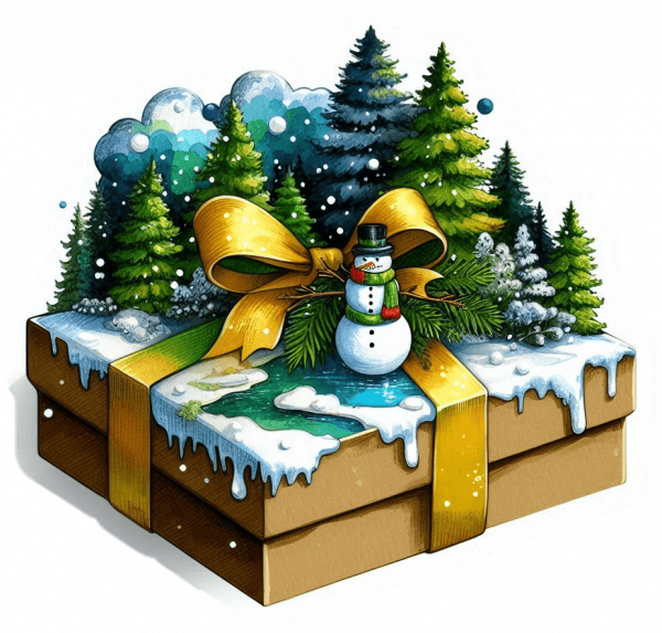Regalo De Navidad Estampado 06