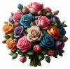 Rosas En Ramo 02