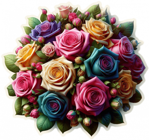Rosas En Ramo 04