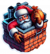 Santa Claus En Chimenea 01