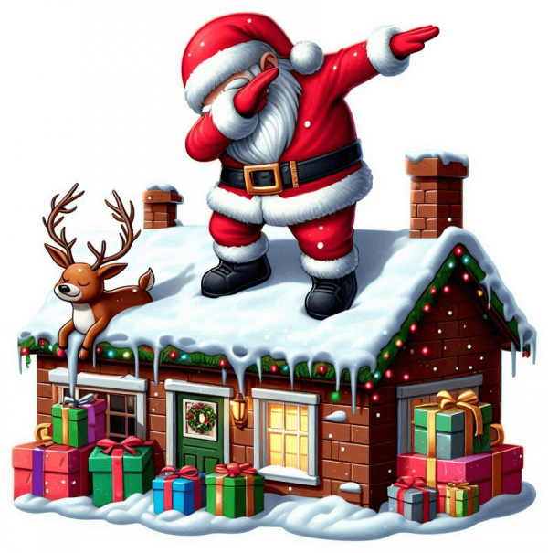 Santa Claus En Dabbing Dance 01