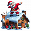 Santa Claus En Dabbing Dance 03