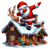 Santa Claus En Dabbing Dance 04