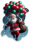Santa Claus En Globos 01
