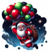 Santa Claus En Globos 02