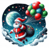 Santa Claus En Globos 04