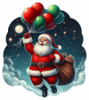 Santa Claus En Globos 05