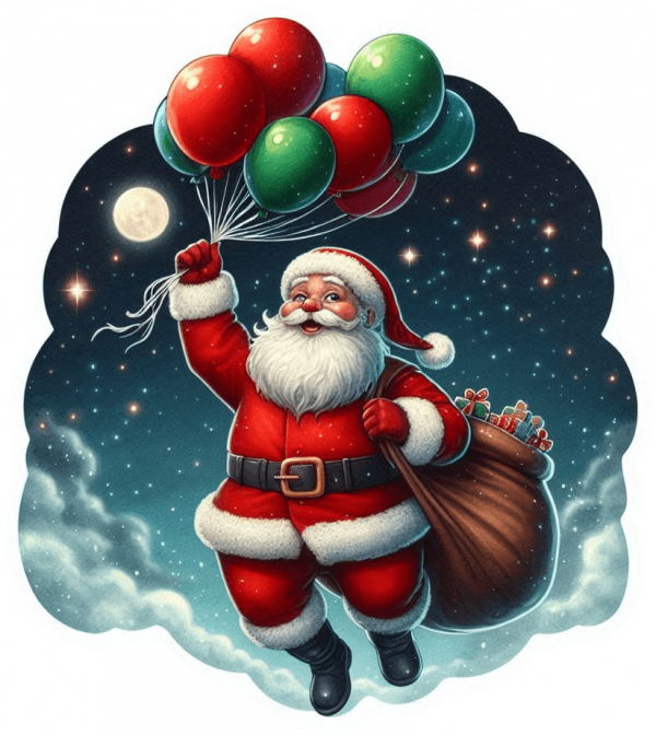 Santa Claus En Globos 05