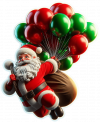 Santa Claus En Globos 07
