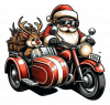 Santa Claus En Sidecar 05