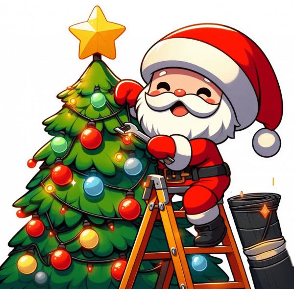Santa Claus Estrella De Navidad 03