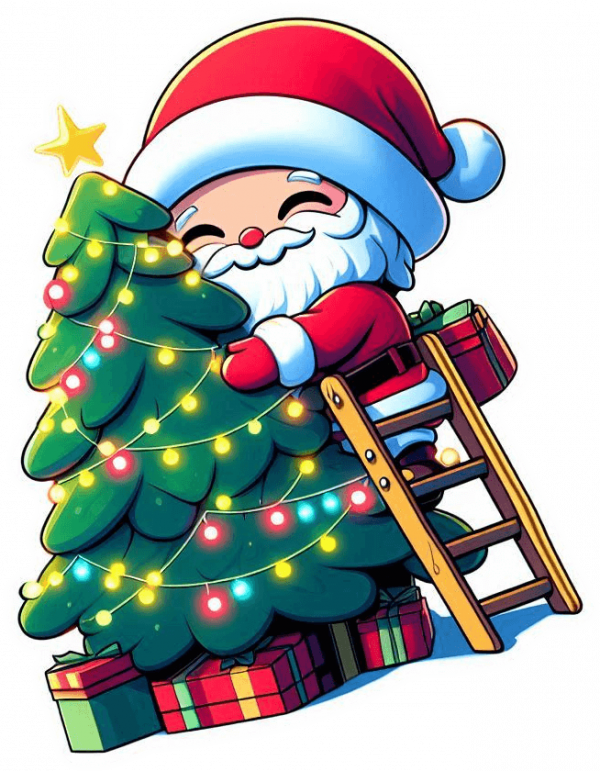 Santa Claus Estrella De Navidad 04