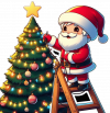 Santa Claus Estrella De Navidad 05