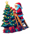 Santa Claus Estrella De Navidad 06