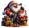 Santa Claus Fabricando Juguetes 06