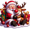 Santa Claus Y Rudolf 02