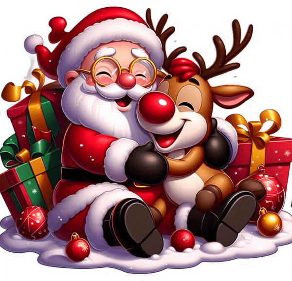 Santa Claus Y Rudolf 02