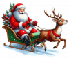 Santa Claus En Trineo 04