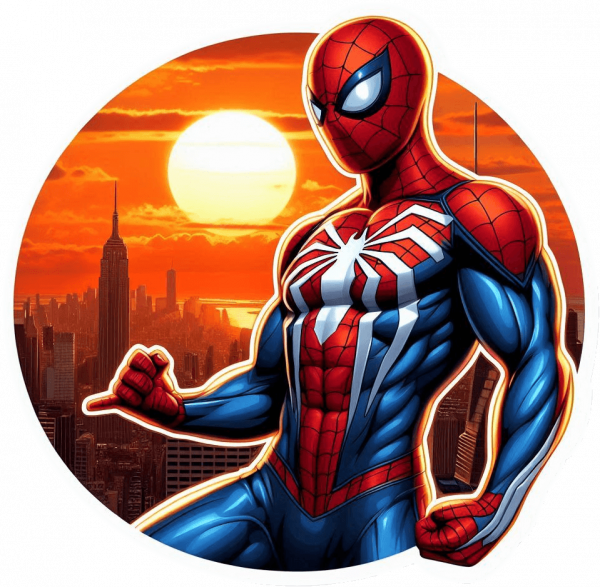 Spiderman En Edificio 13