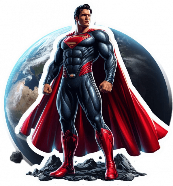 Superman En Asteroide 05