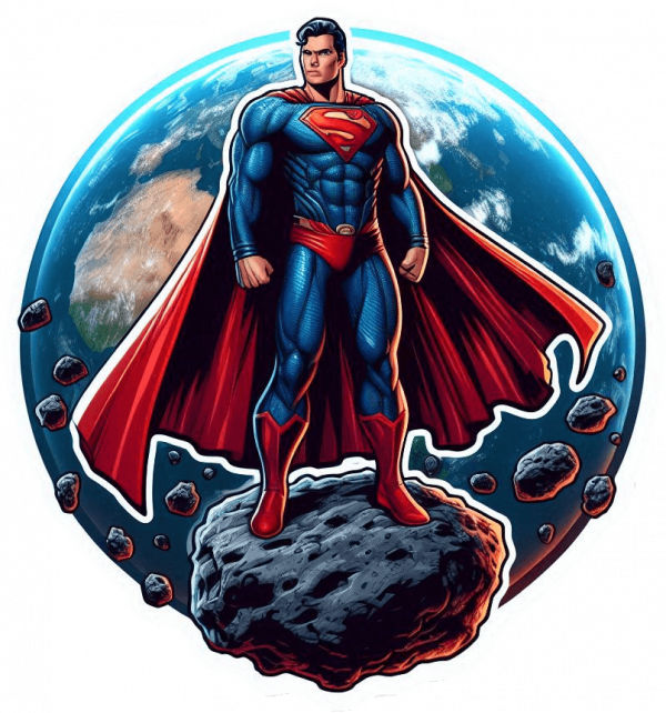 Superman En Asteroide 19