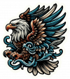 Tatuaje De Aguila Calva 03