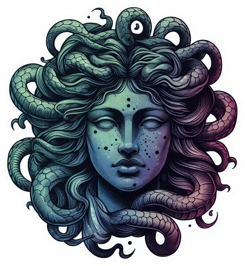 Tatuaje De Medusa Japones 03