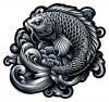 Tatuaje Diseño De Koi 02