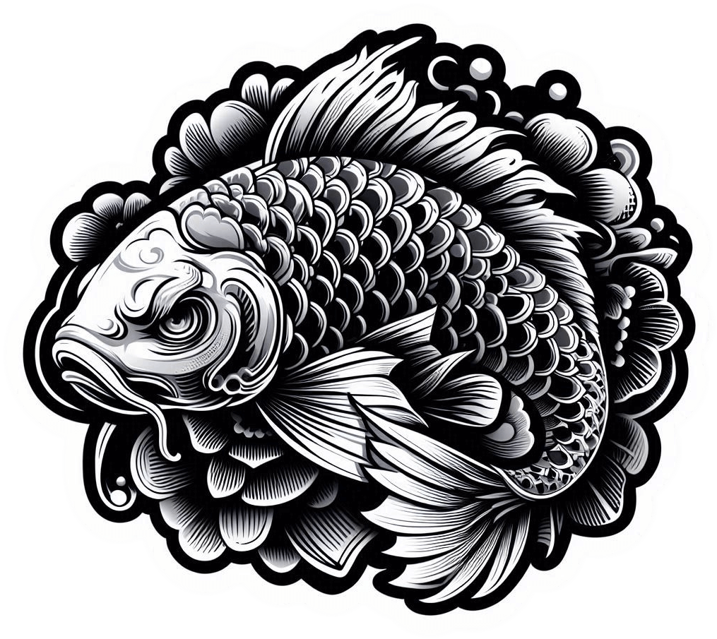 Tatuaje Diseño De Koi 10