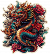 Tatuaje Diseño Dragones 04