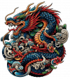 Tatuaje Diseño Dragones 05