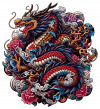 Tatuaje Diseño Dragones 06