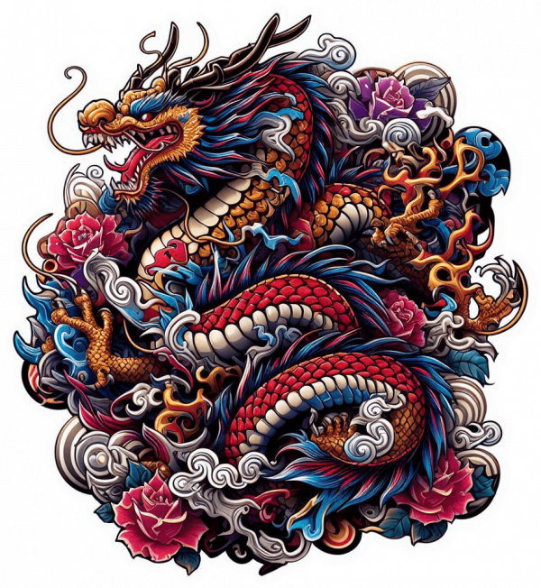 Tatuaje Diseño Dragones 06