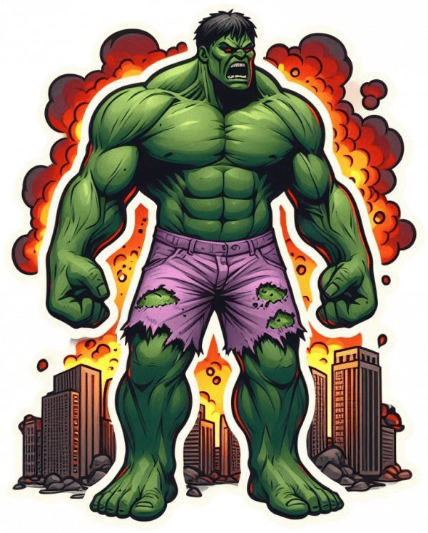 The Hulk Destruye Ciudad 01