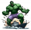 The Hulk Destruye Un Barco 01