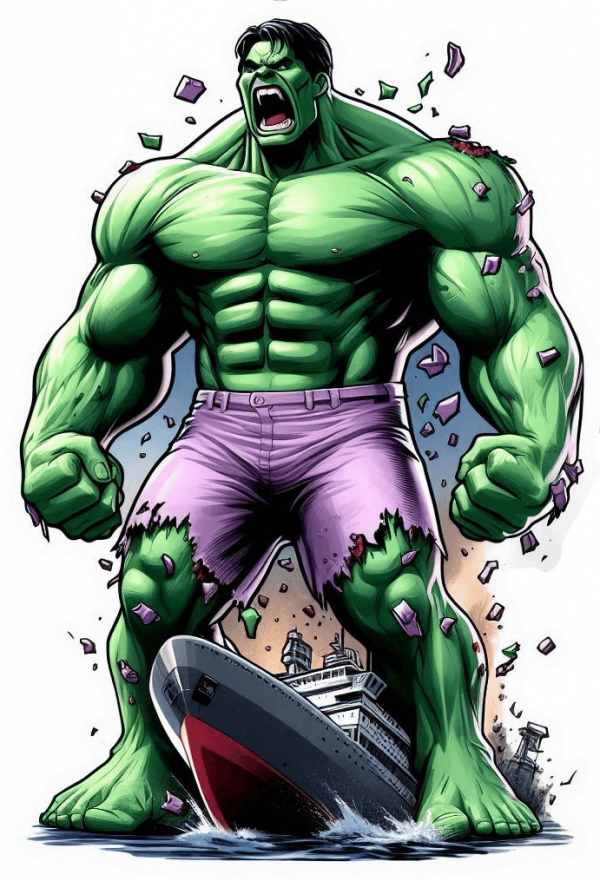 The Hulk Destruye Un Barco 06