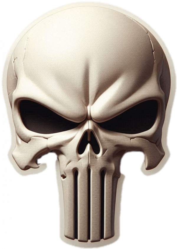 The Punisher 3D Blanco 01
