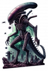 Aliens xenomorph Warrior 09