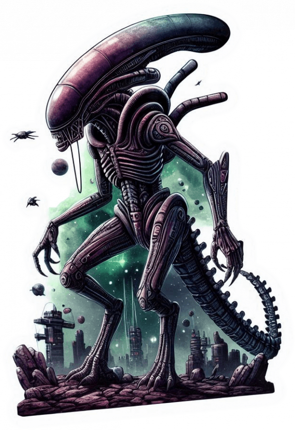 Aliens xenomorph Warrior 09