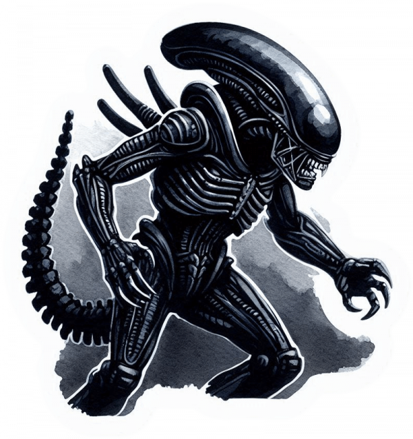 Aliens xenomorph Warrior 02