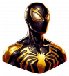 Spiderman Dorado 04
