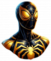 Spiderman Dorado 03