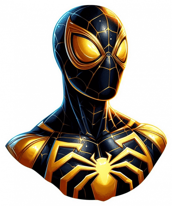 Spiderman Dorado 03