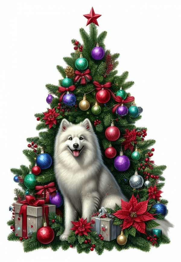 Esquimal americano y Arbolito de Navidad 02
