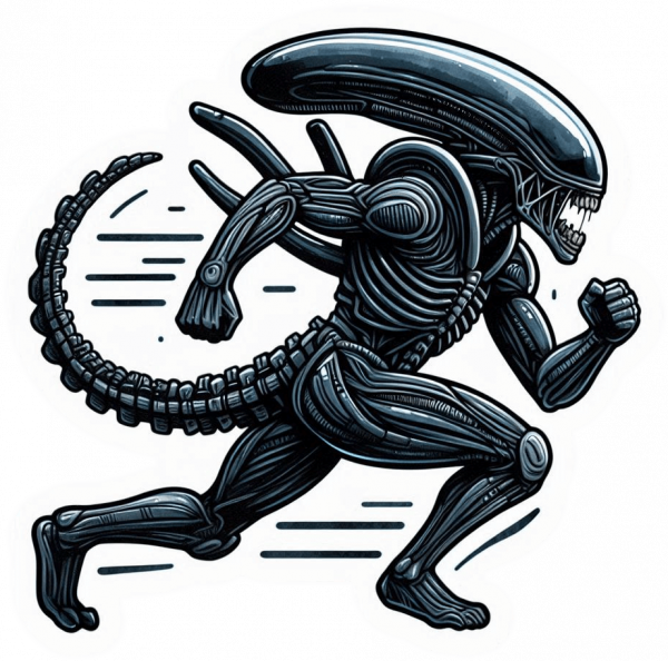Aliens xenomorph Warrior 06