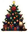 Siames y Arbolito Navideño 02