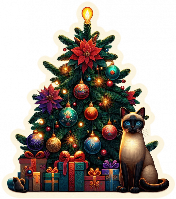 Siames y Arbolito Navideño 02
