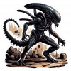 Aliens xenomorph Warrior 07