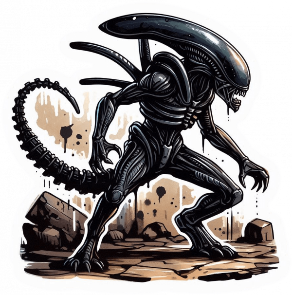 Aliens xenomorph Warrior 07